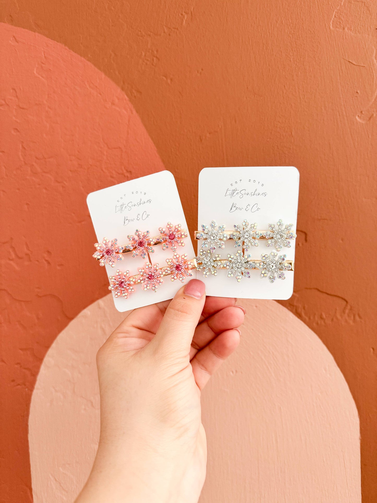 Snowflake Christmas Hair Clips