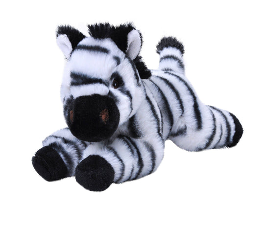 Ecokins-Mini Zebra Stuffed Animal 8"