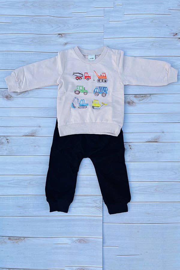 Tractor 2pc boy set