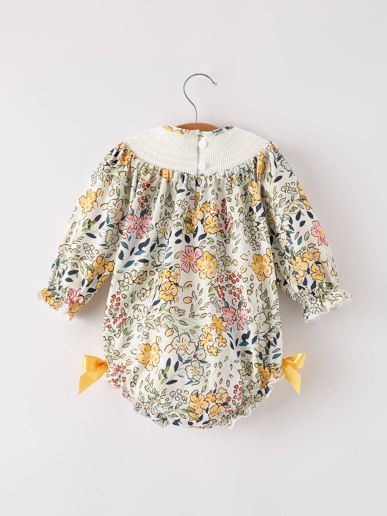 Fall Embroidery  Floral Leaf Romper