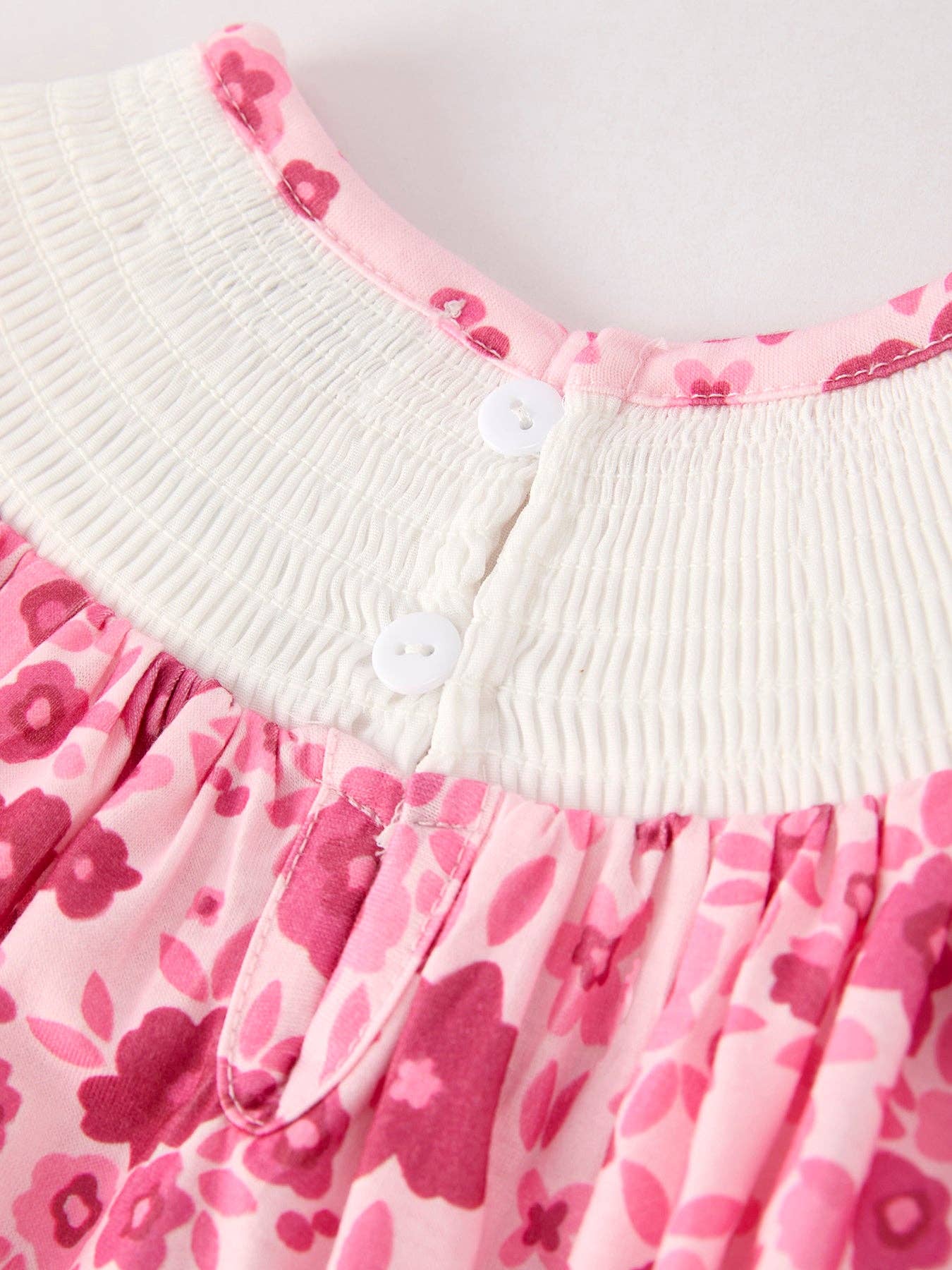 Boots Smocking Embroidered Dress