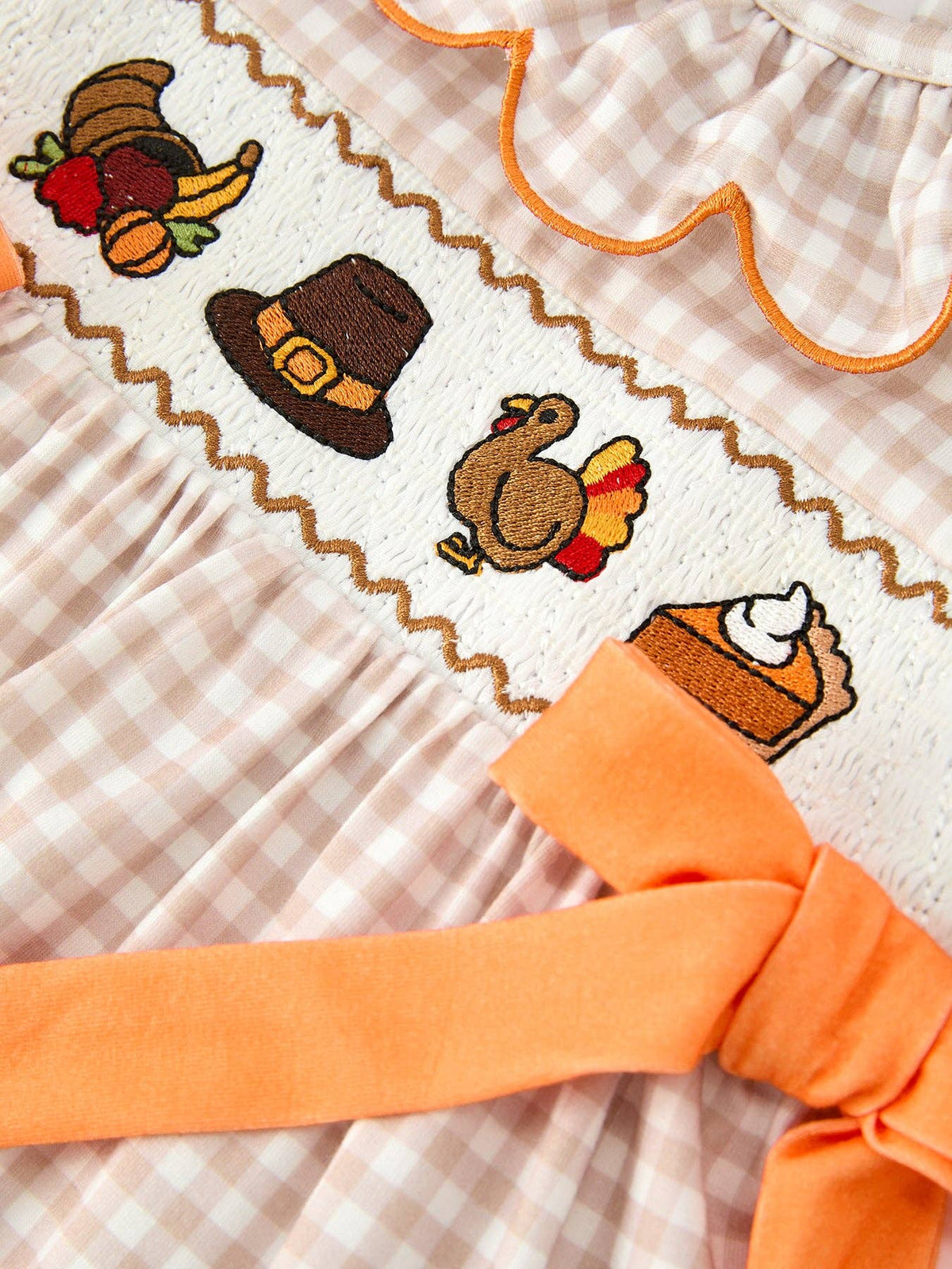 Thanksgiving Smocked Bloomer Set