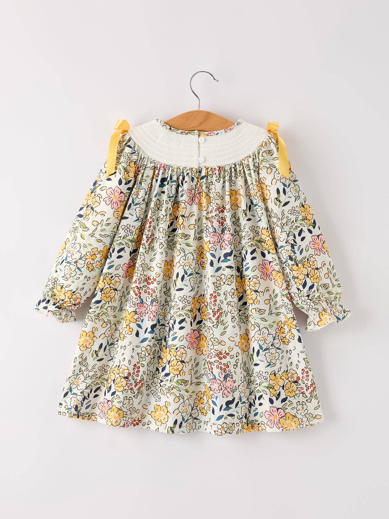Fall Embroidery Floral Dress