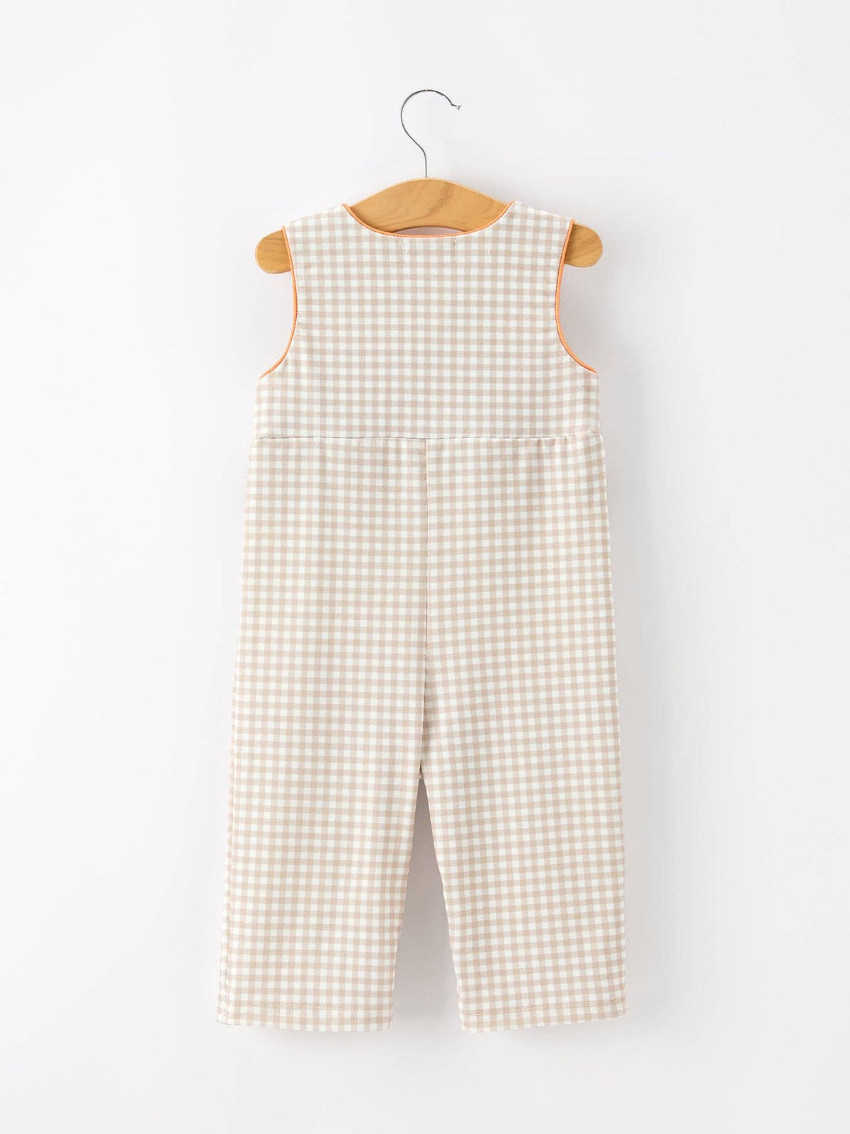 Thanksgiving Gingham Jon Jon Romper