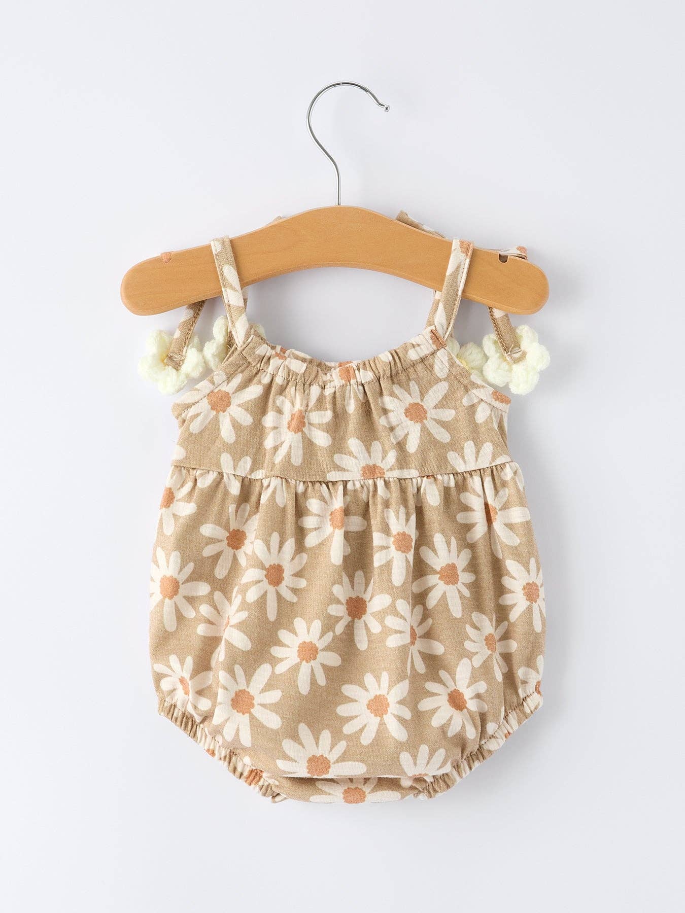 Floral Daisy Baby Girl Romper
