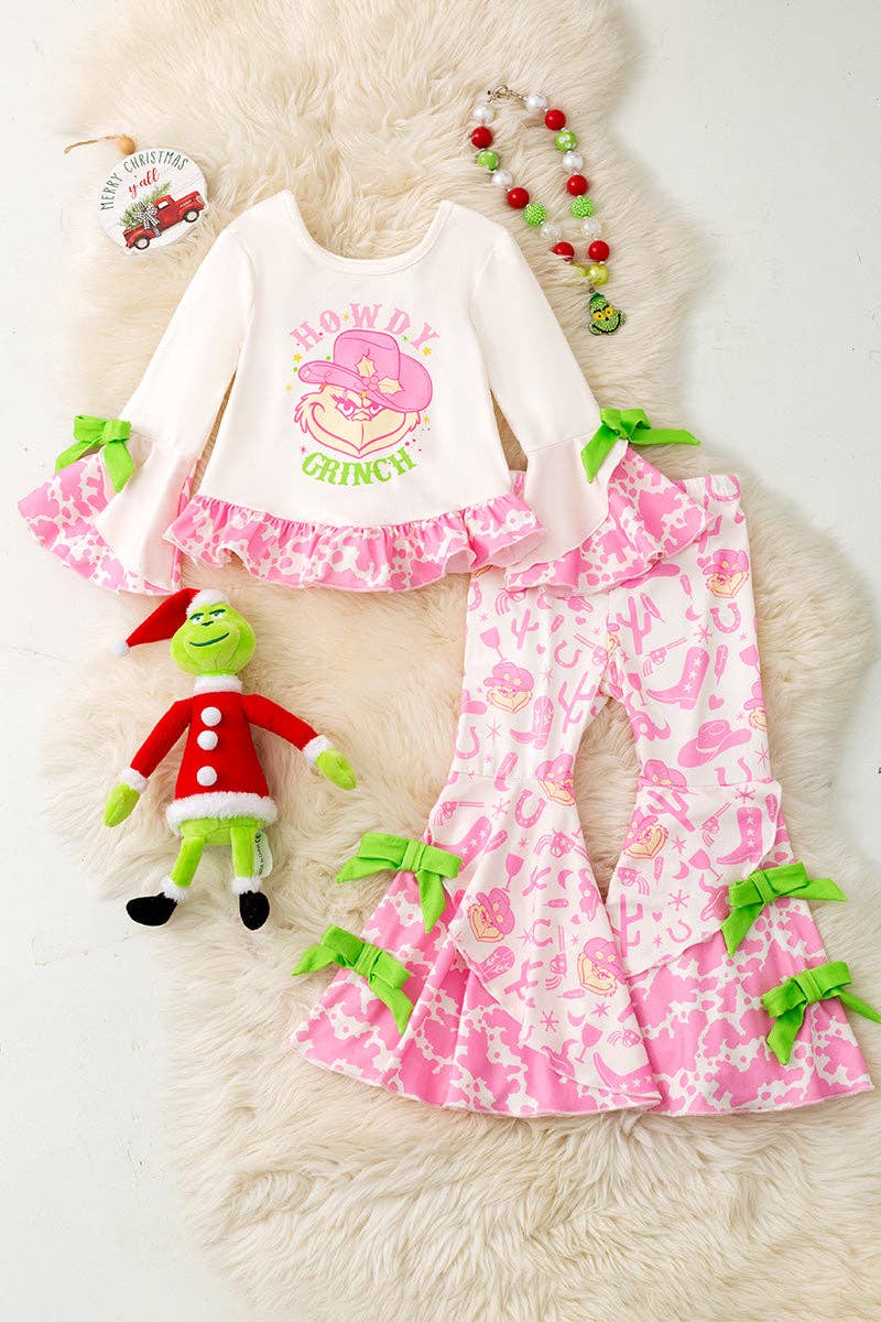 Howdy Grinch 2 piece set.