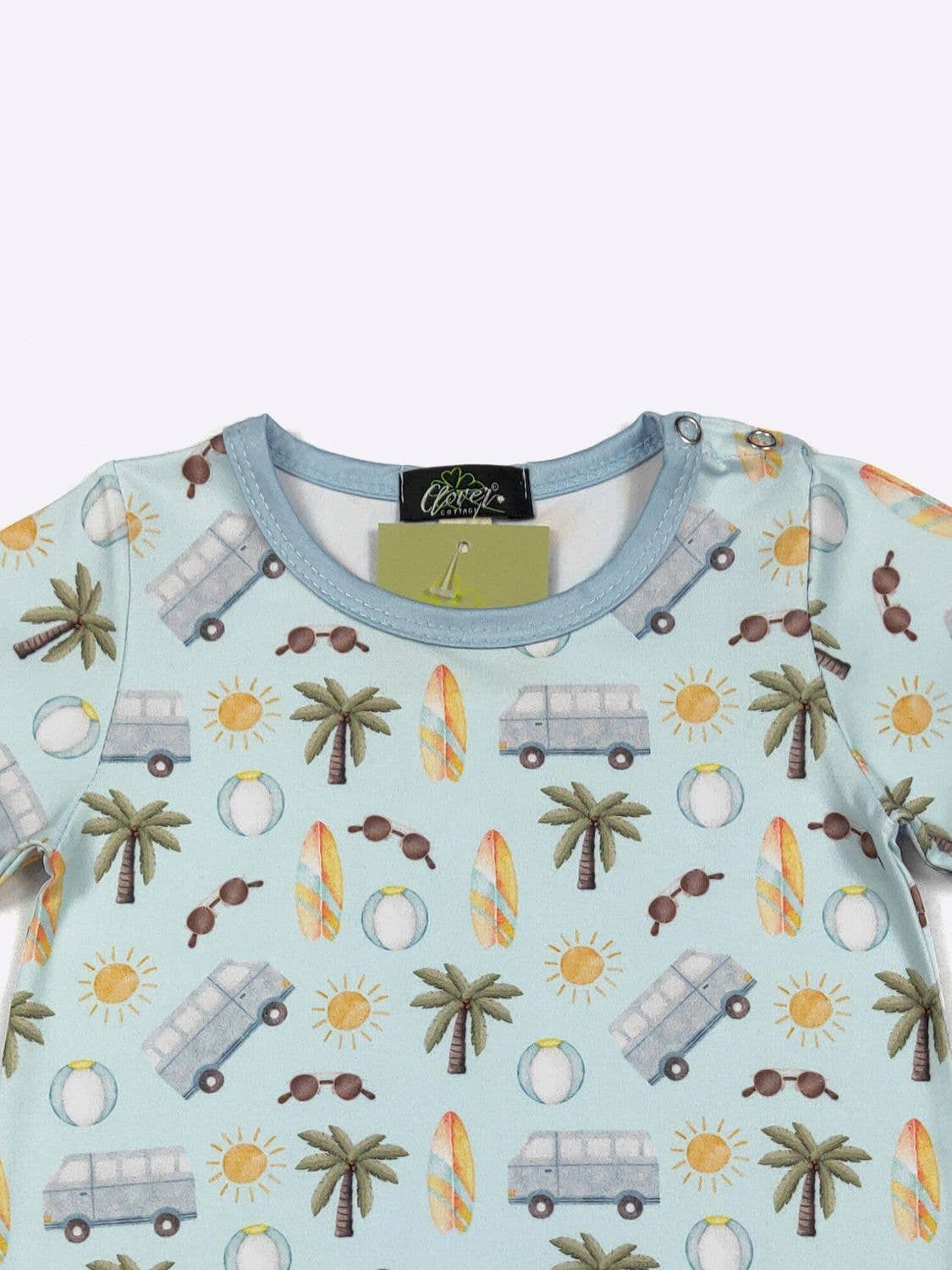 Beach Dude Boy Romper