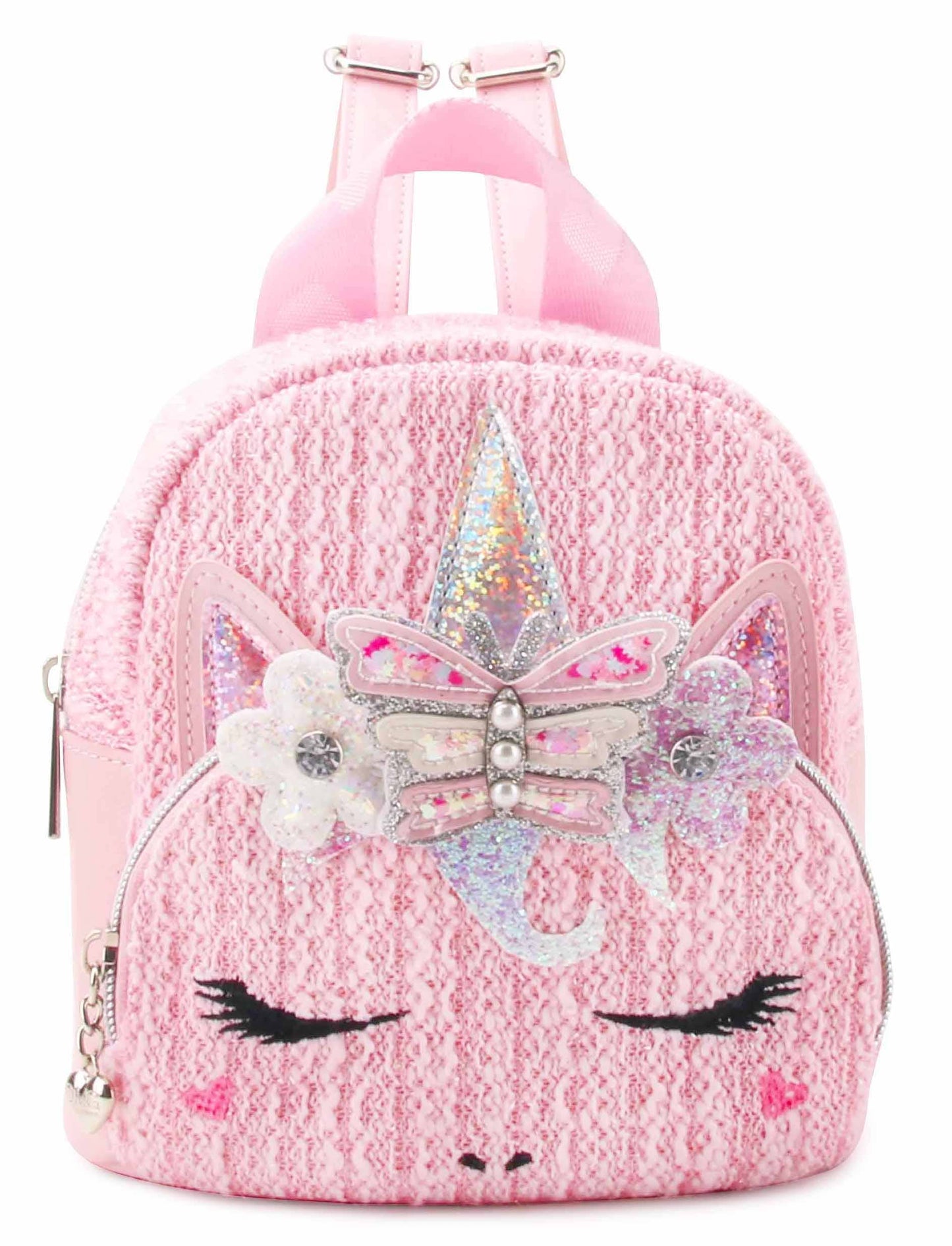 Miss Gwen Unicorn Tweed Micro Mini Backpack