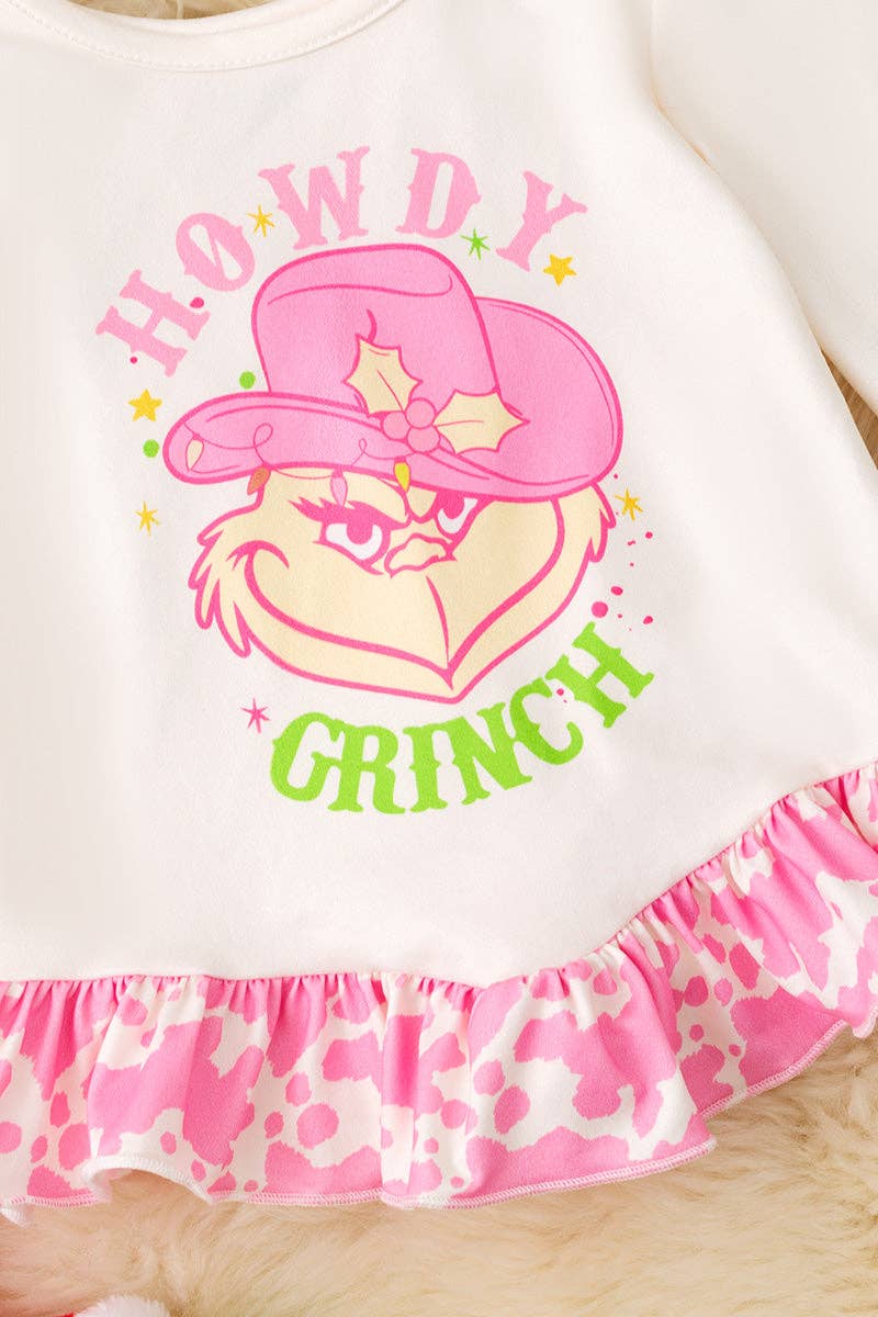 Howdy Grinch 2 piece set.