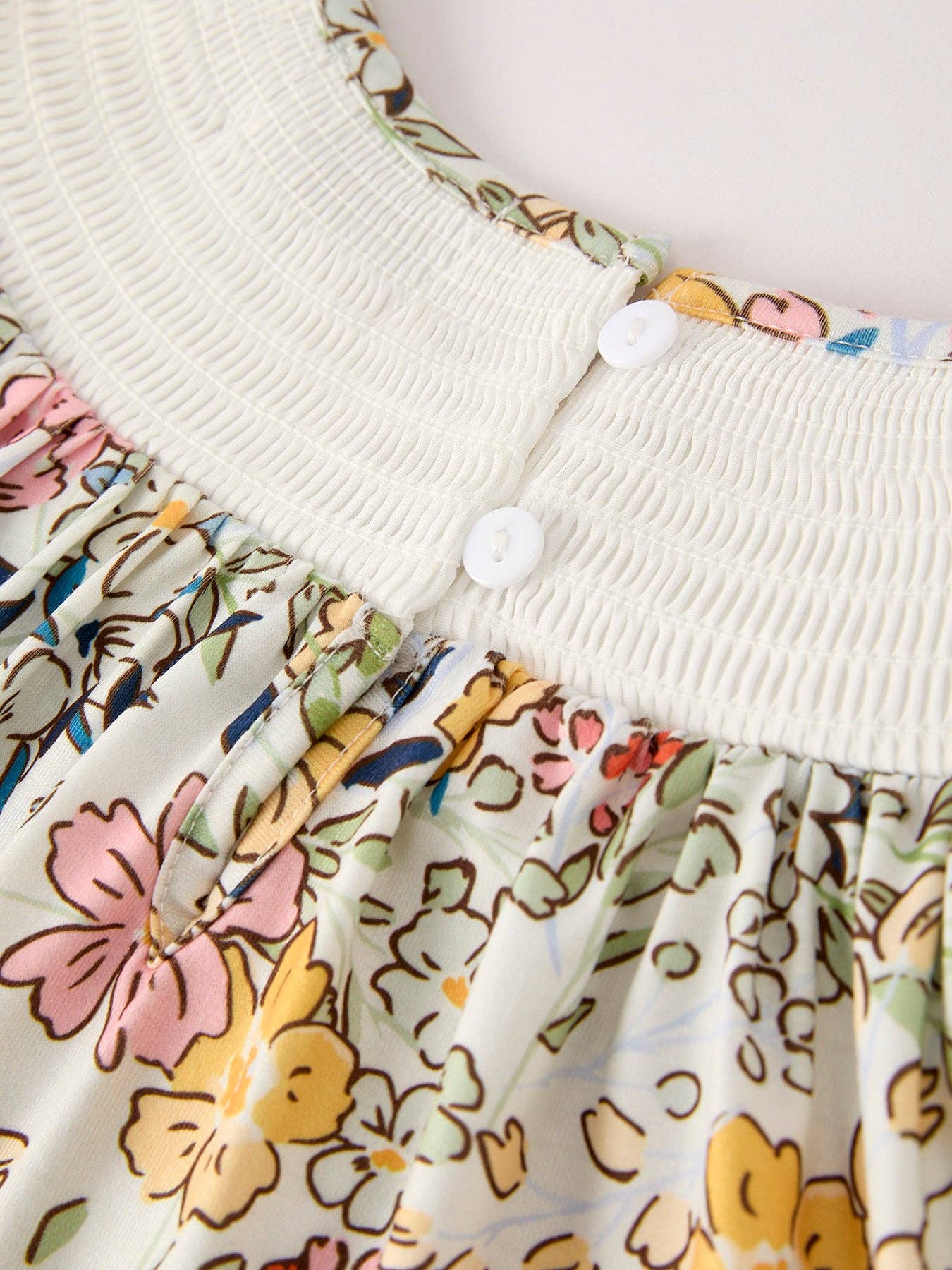 Fall Embroidery Floral Dress