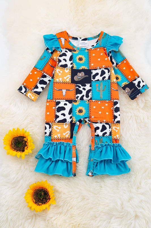 Sunflower Cactus Romper