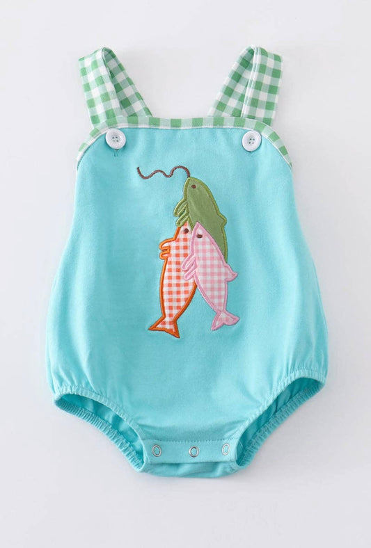 Blue Fish Romper