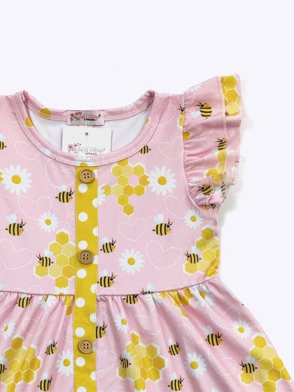 Honeycomb Girls Dress