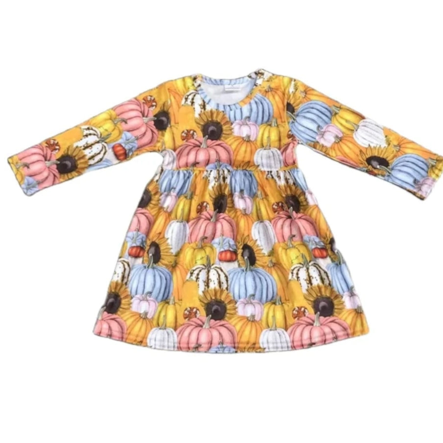 Large Print Pumpkin Dress