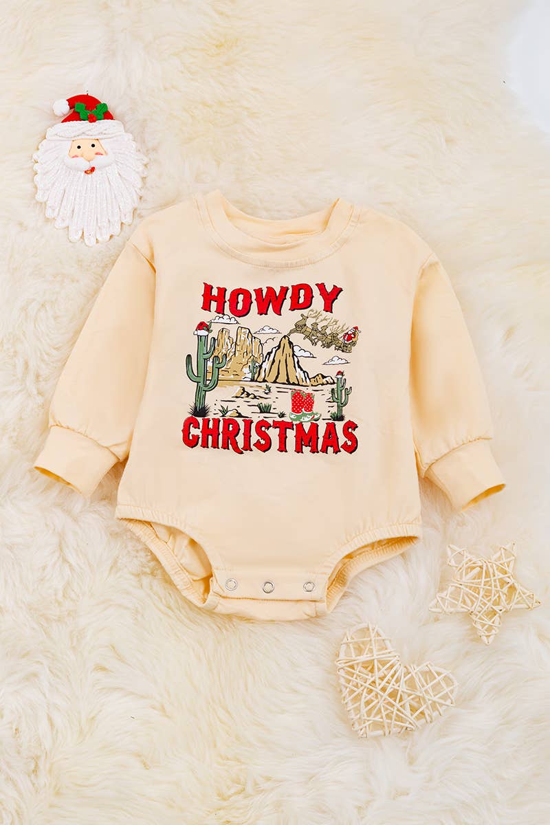 Howdy Christmas Romper