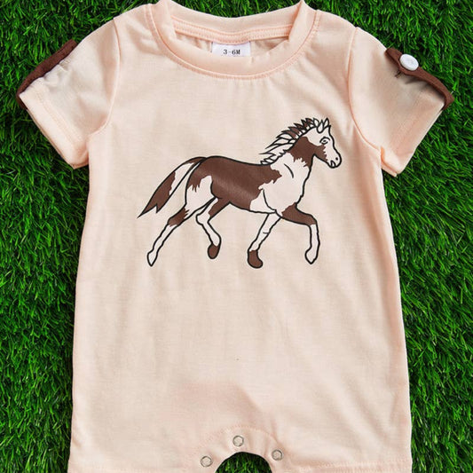 Horse Printed Romper