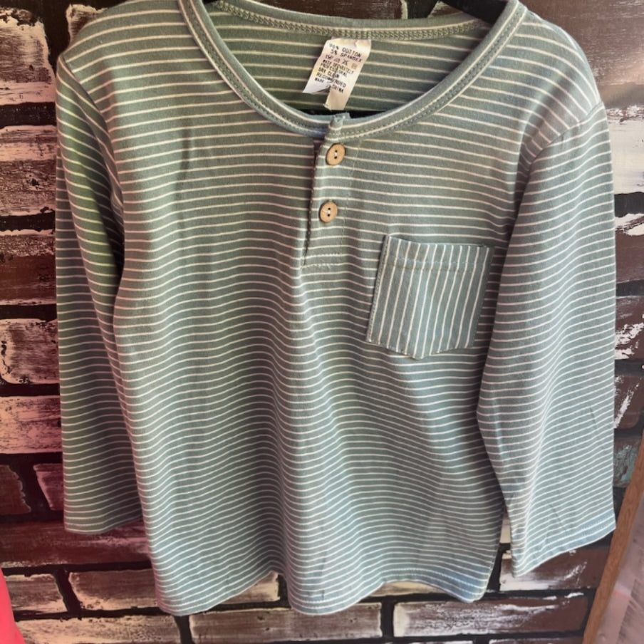 Green Stripe Shirt