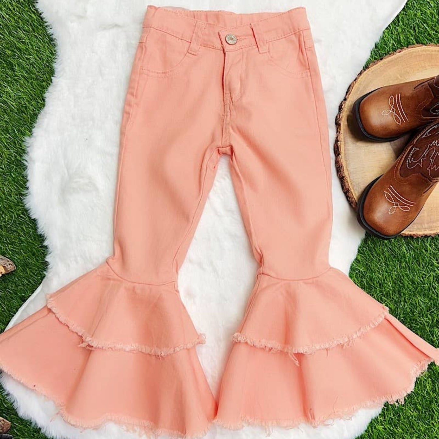 Peach Bell Bottoms