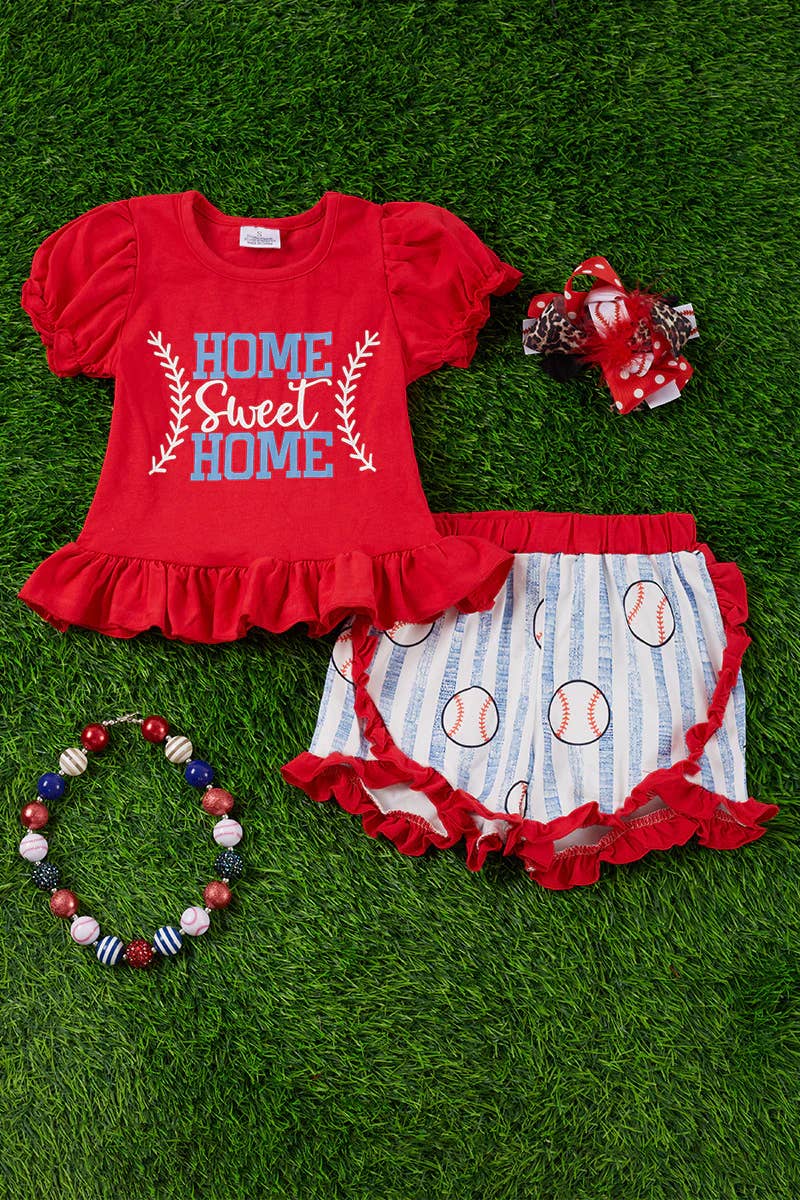 HOME SWEET HOME" BASEBALL SET. OFG55133004 LOI: S