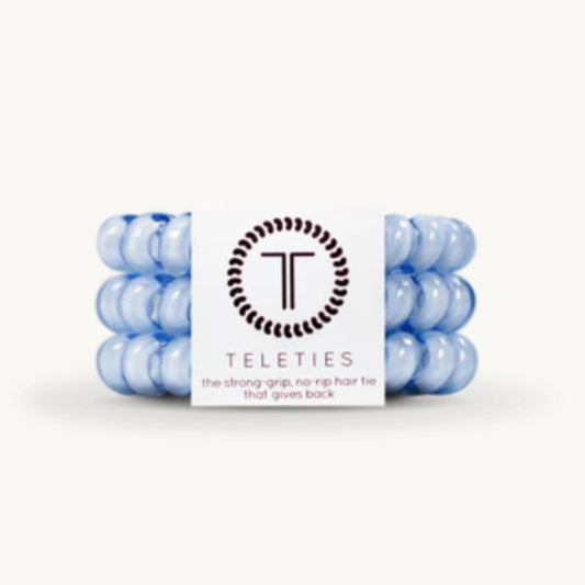 Washed Denim Teleties