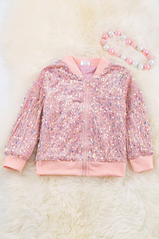 Pink Sequin Jacket