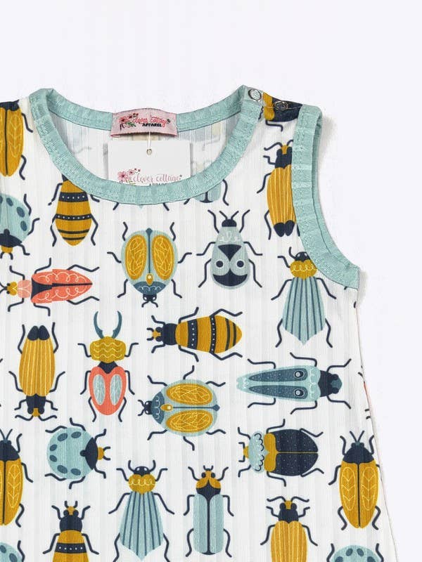 Insects Summer Boy Romper