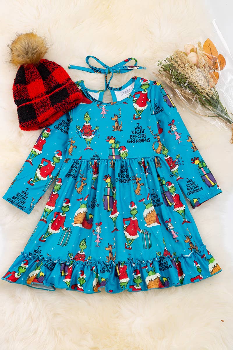 Turquoise Grinch Dress