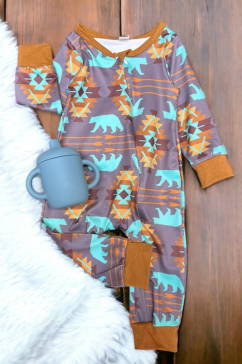 Bear Aztec Onesie