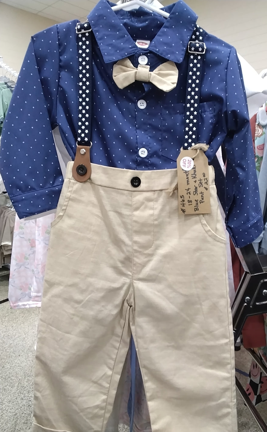 Blue Star Khaki Pant Set