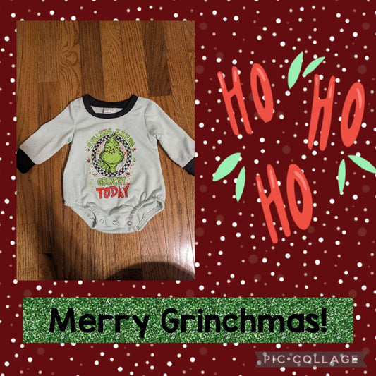 Boys Grinch Onesie